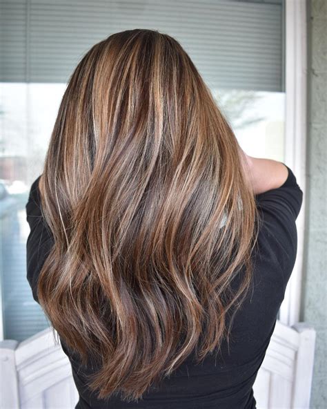 best hair color on medium skin tone|neutral medium brown long hair.